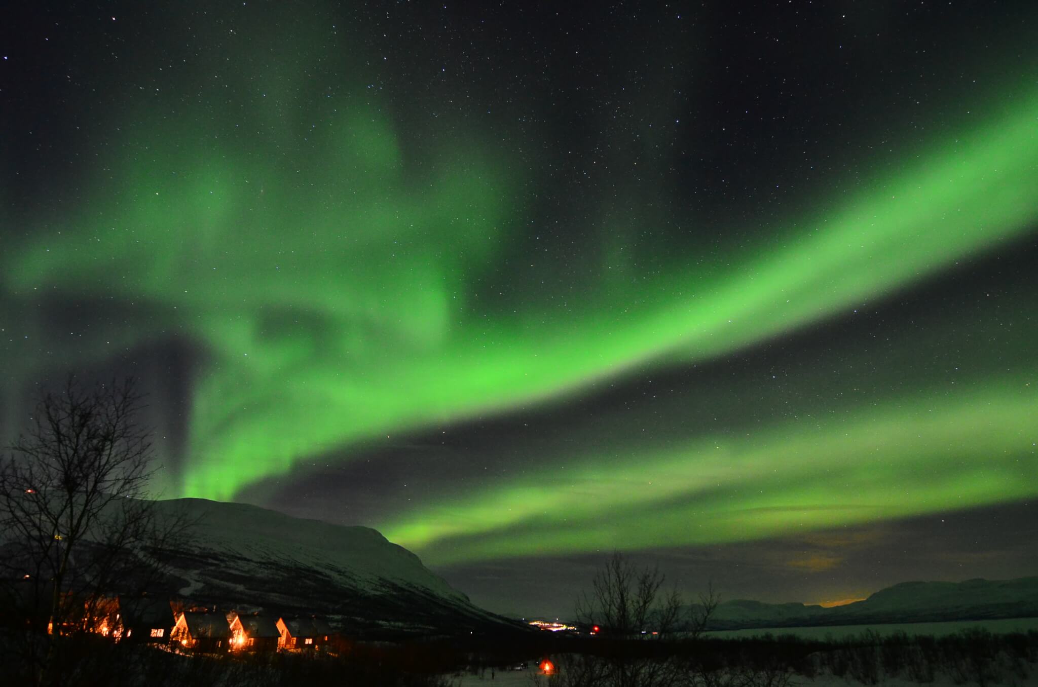 powerful auroras