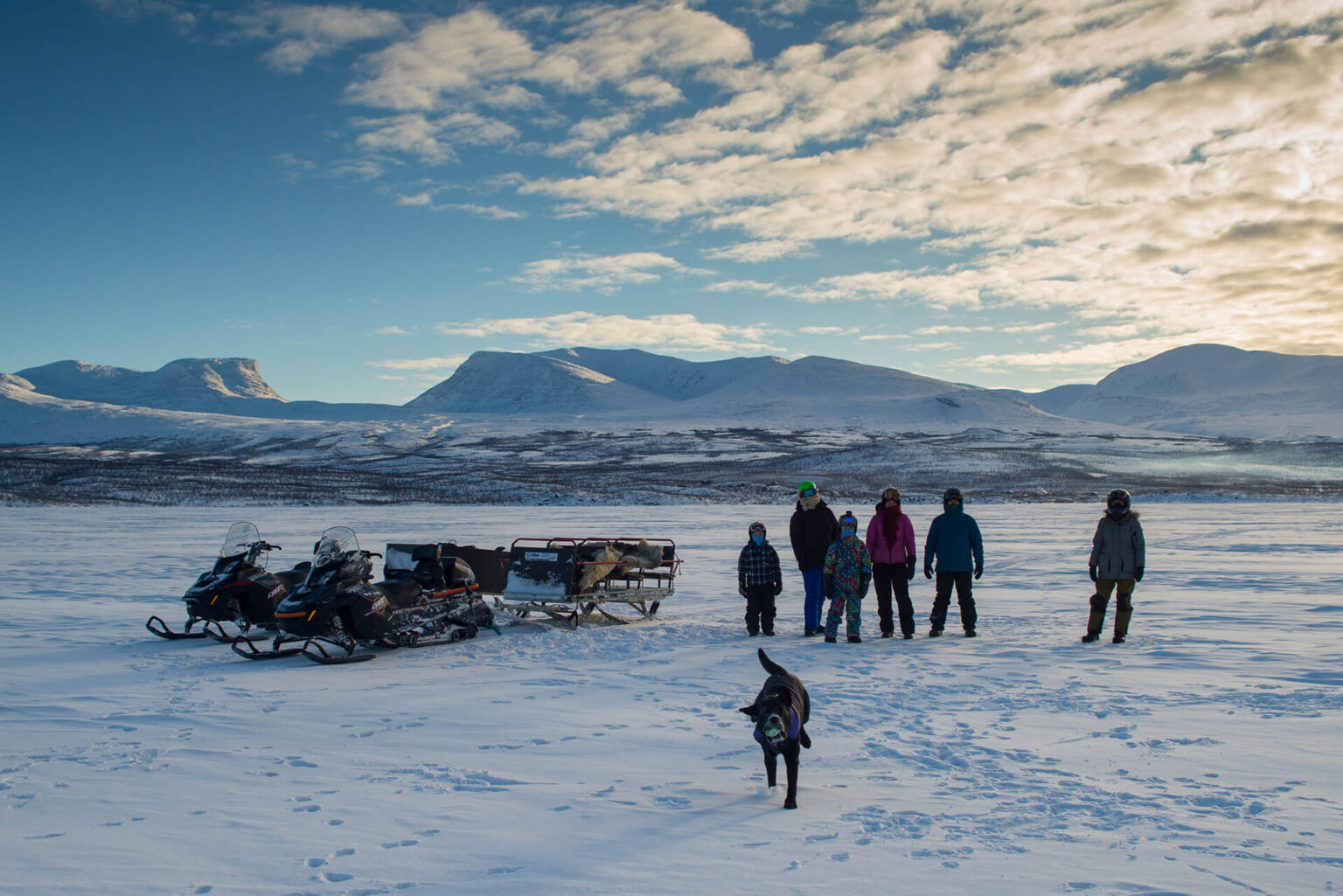 Snowmobile Sled Expedition - Lights over Lapland AB