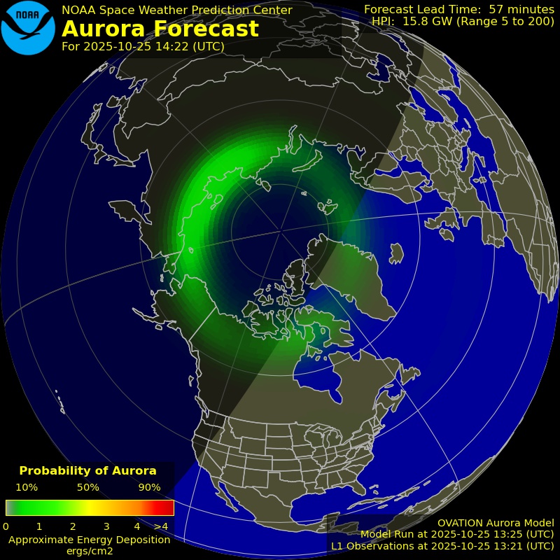 Aurora Forecast Northern Hemisphere