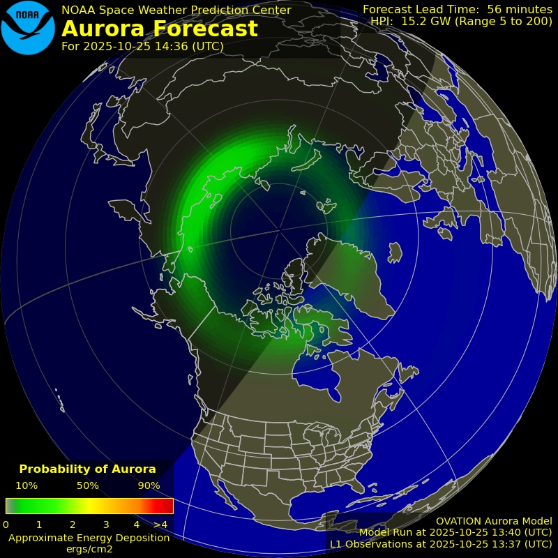 Aurora Forecast Northern Hemisphere