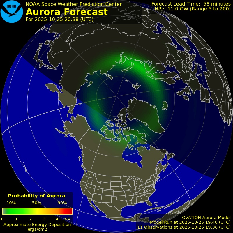 Aurora Forecast Northern Hemisphere