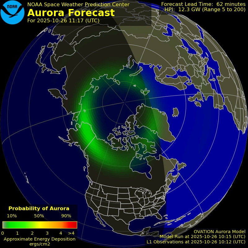 Aurora Forecast Northern Hemisphere